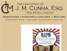 Tablet Screenshot of jennifercunhalawoffice.com